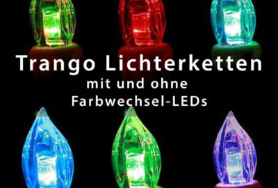 Trango Lichterkette warm-weiß oder mit Farbwechsel LED