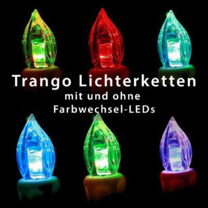 Trango Lichterkette warm-weiß oder mit Farbwechsel LED